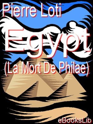 cover image of Egypt (La Mort De Philae)
